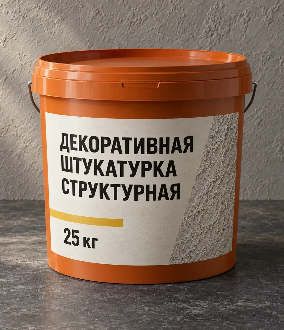 Структурная декоративная штукатурка