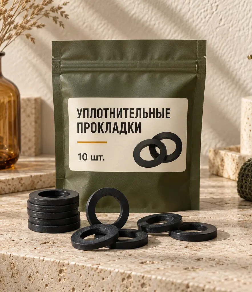Уплотнительные прокладки сантехнических соединений