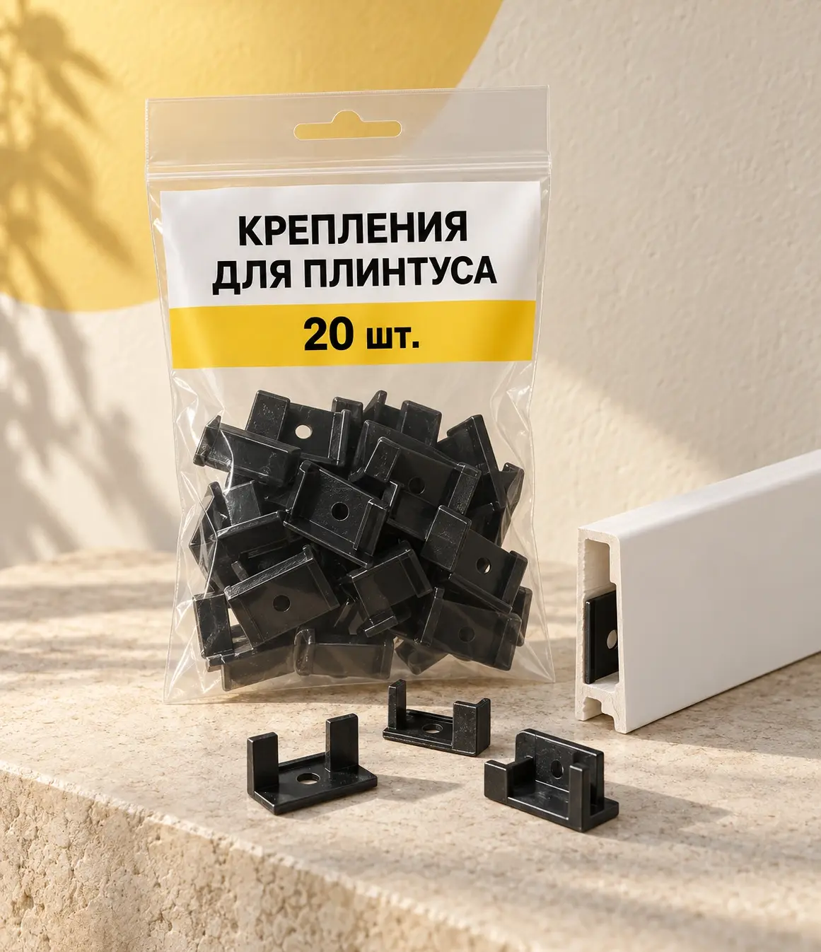 Крепления для плинтуса