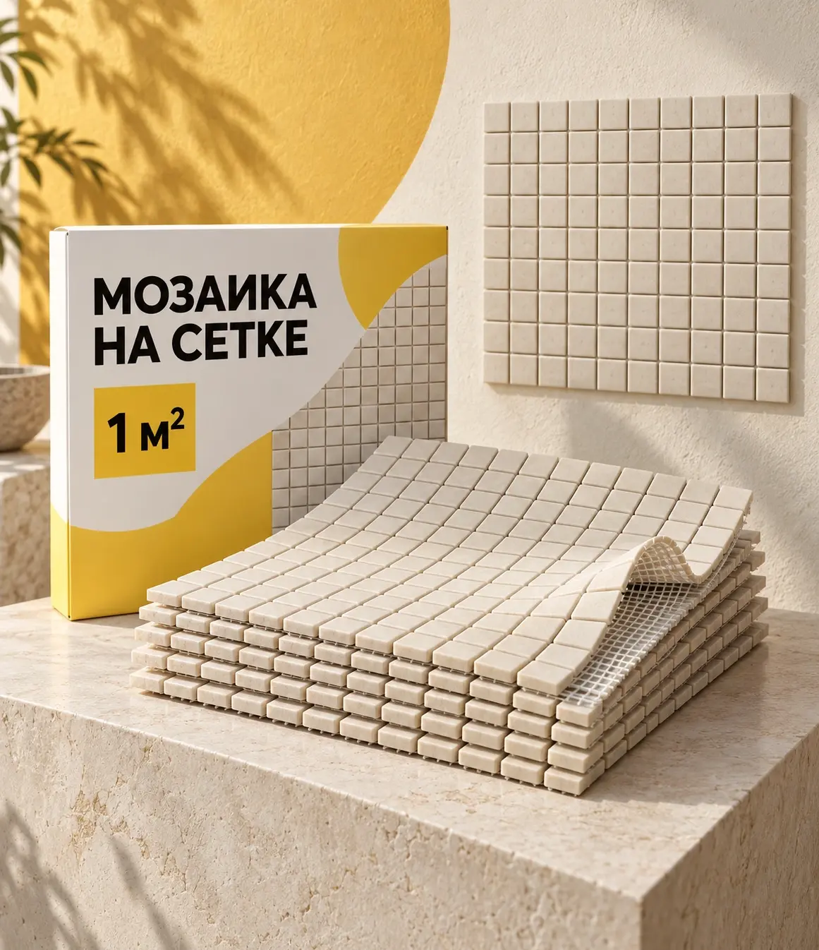 Мозаика на сетке