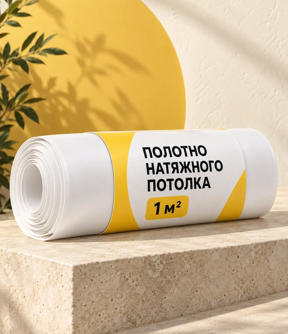 Полотно натяжного потолка