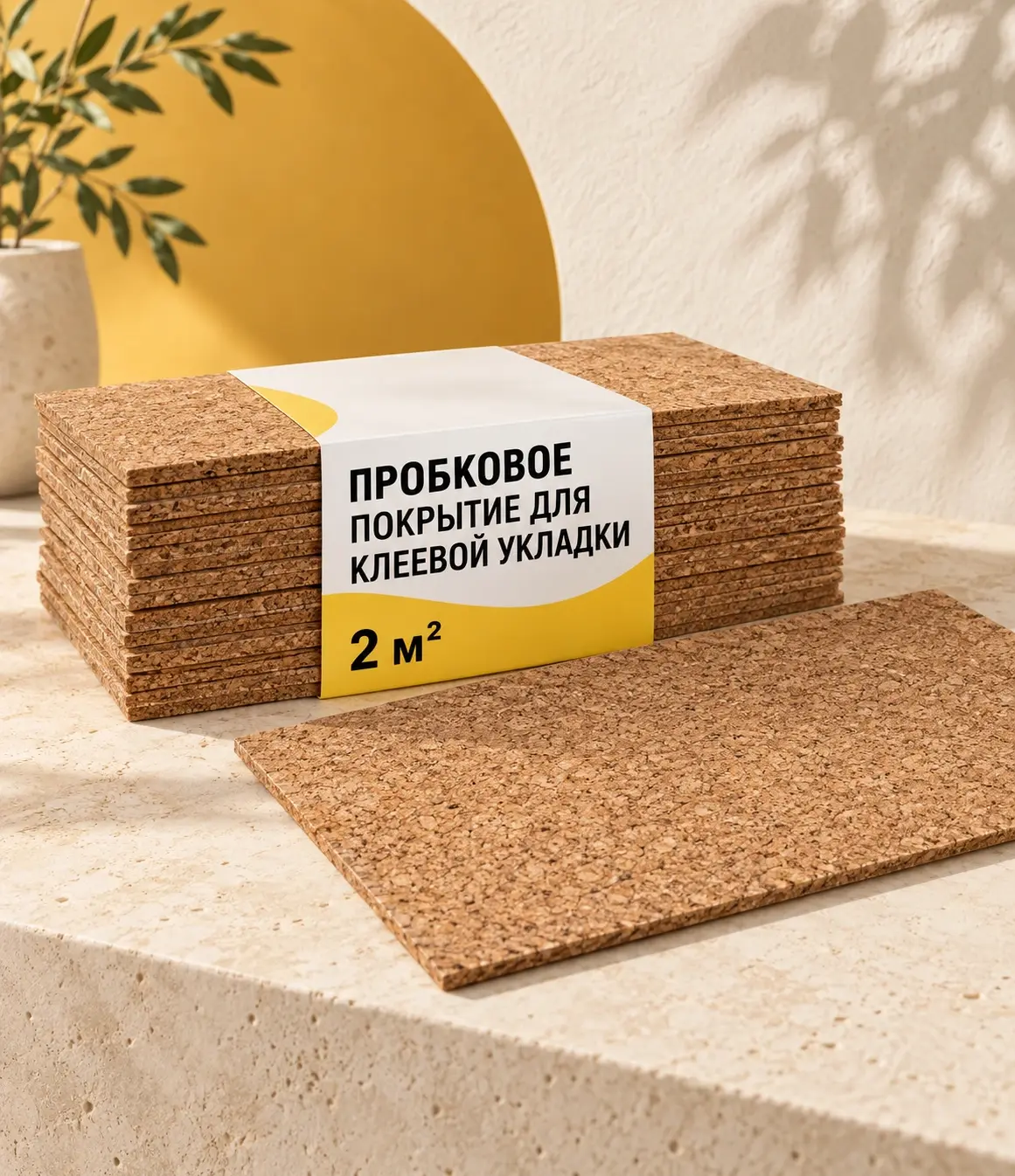 Пробковое покрытие для клеевой укладки